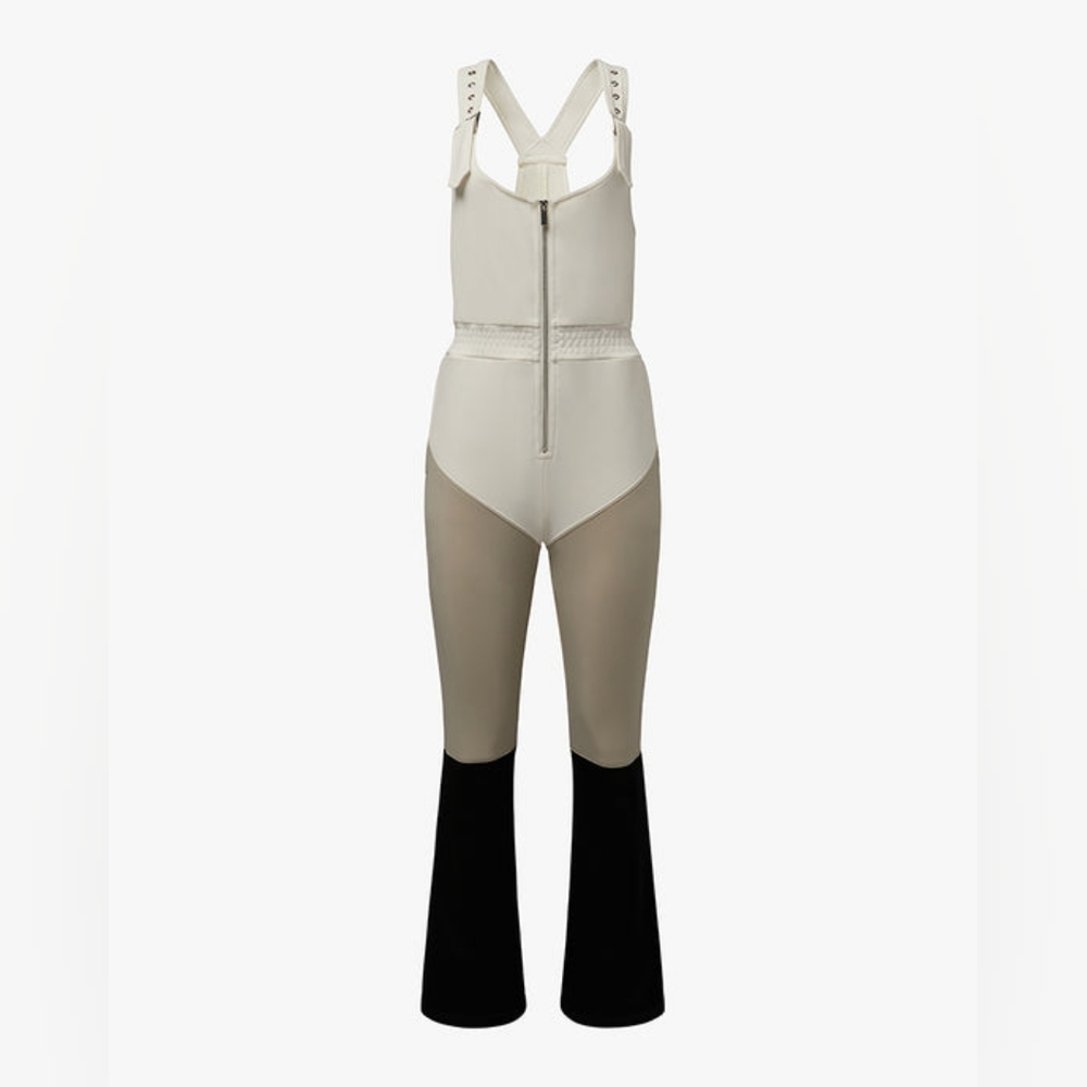 We Wore What sleeveless Women's ski suit Jumpsuit in ivory Size Small